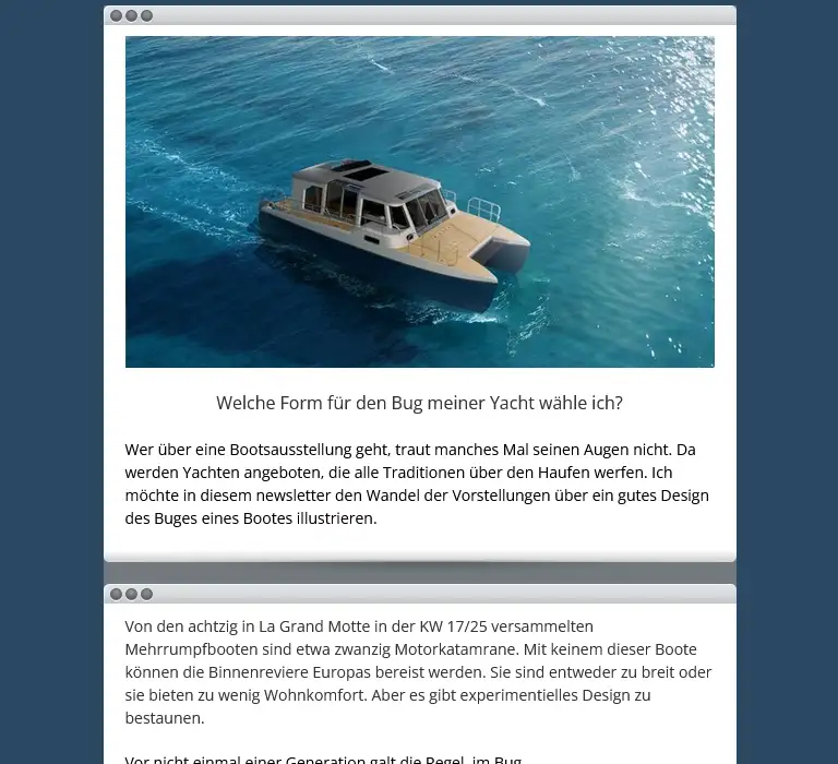 badercruising Newsletter 26.04.2025